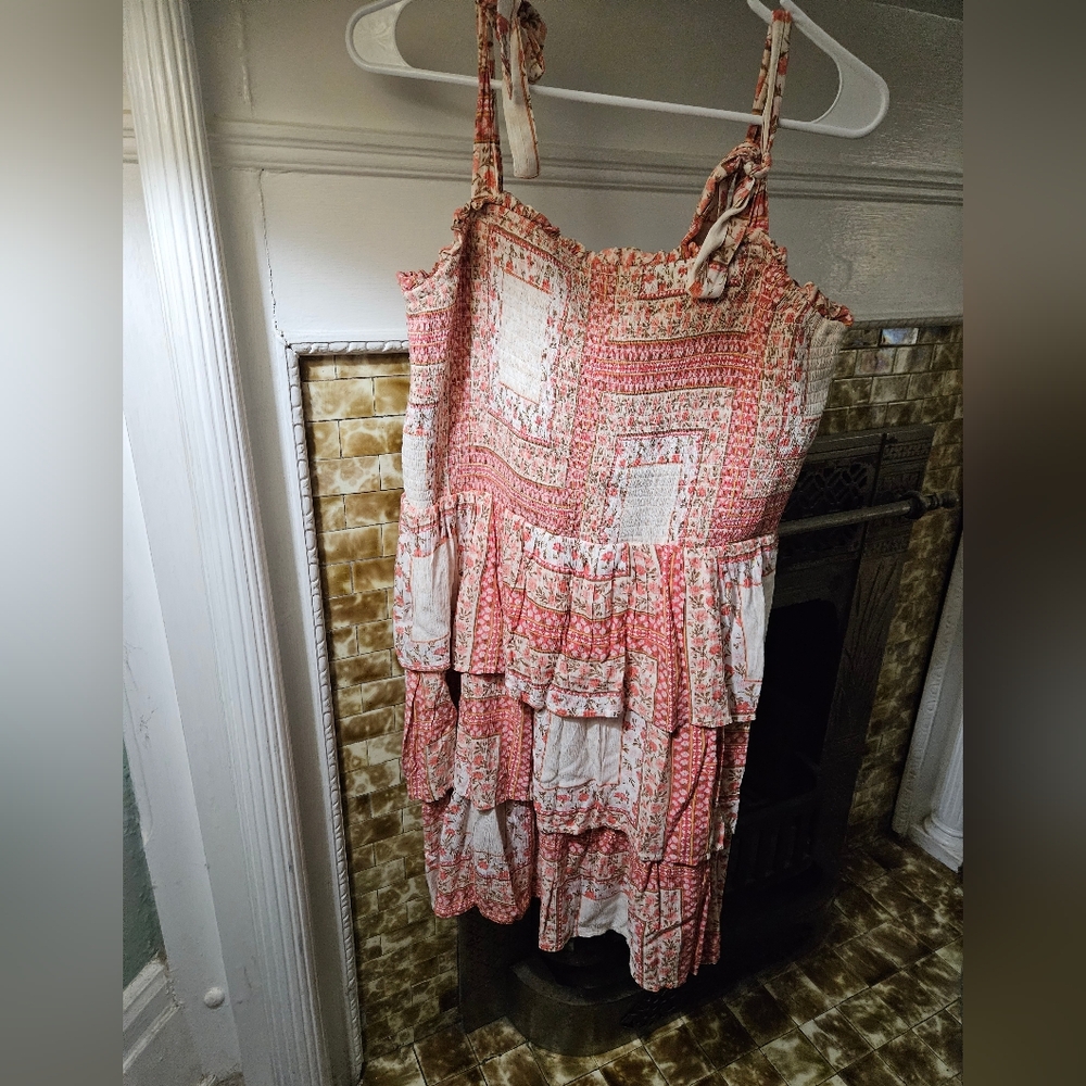 American Eagle Outfitters Smocked Bodice Dress, XL
